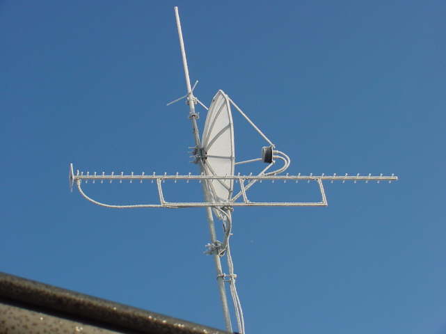 UKW/VHF/UHF Antennen mit Raureif